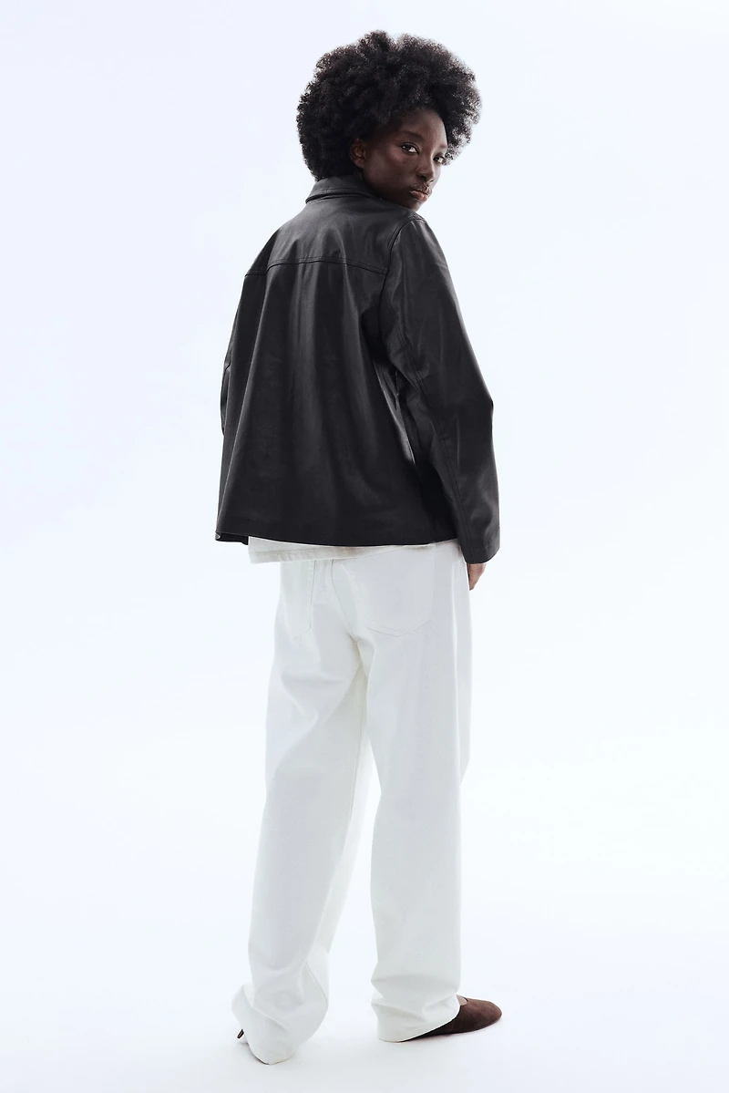 Veste en tissu enduit