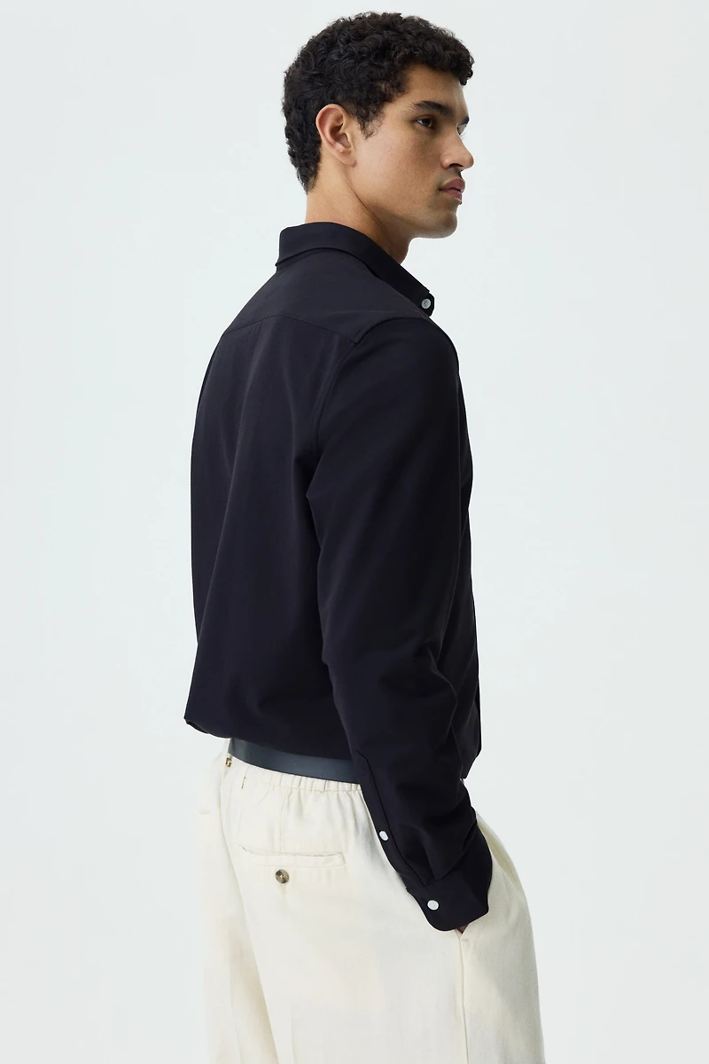 Four-Way Stretch Slim-Fit Shirt
