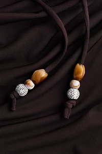 Draped Halterneck Dress