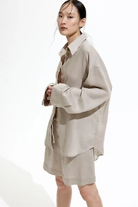 Linen Bermuda Shorts