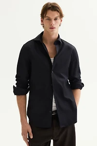 Slim-Fit Cotton Shirt