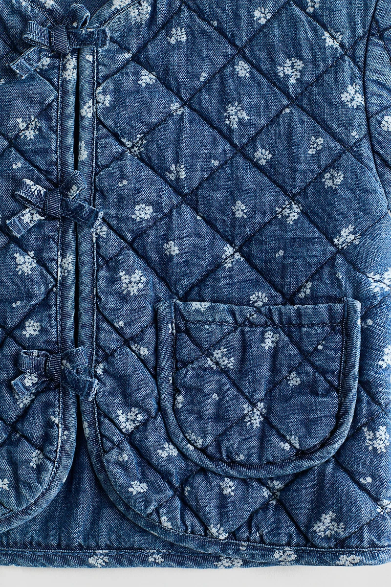Quilted Denim Jacket