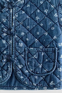 Quilted Denim Jacket