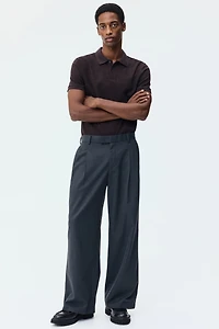 Slim-Fit Jacquard-Knit Polo Shirt