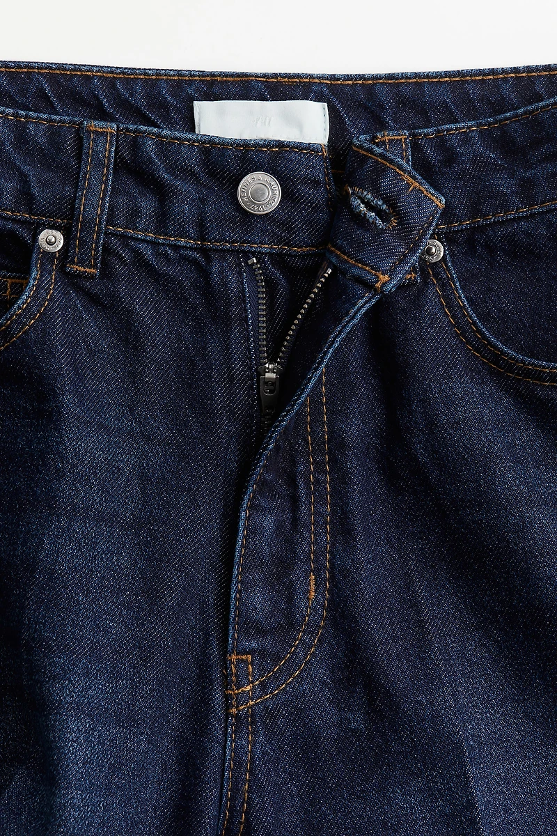 Creased Tapered Jeans