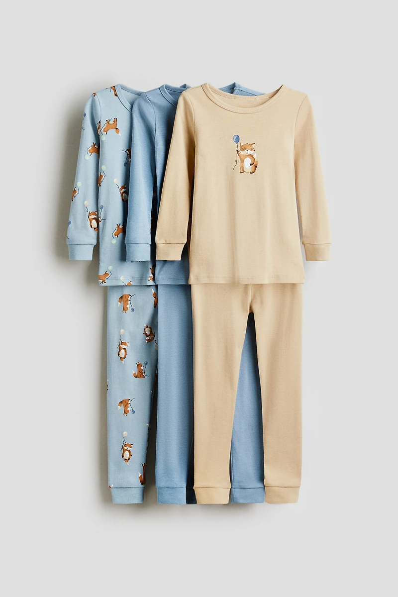 3-pack Cotton Pajamas