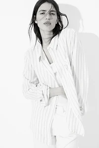 Linen-blend Shirt