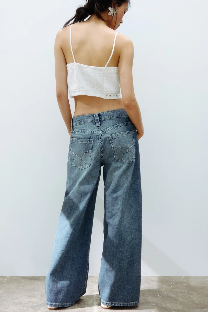 Baggy Wide Low Waist Jeans
