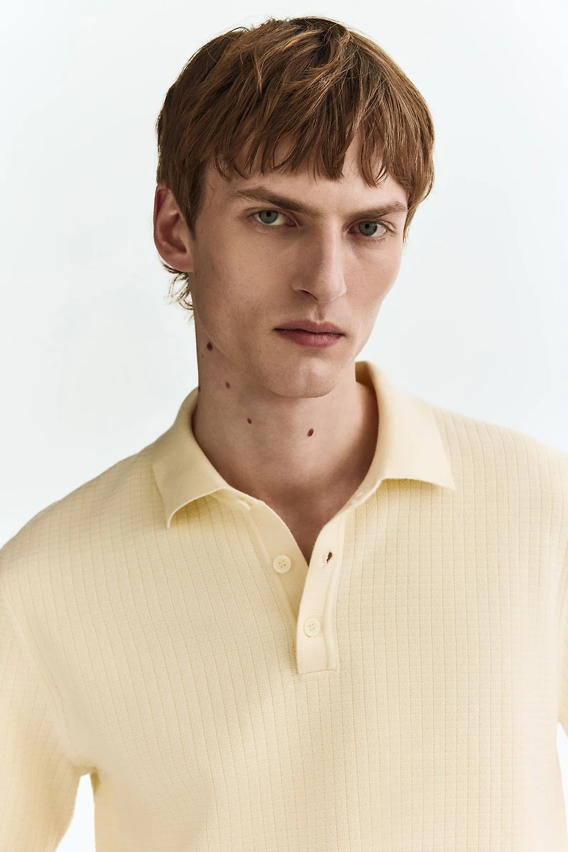 Polo Coupe Classique en maille texturée