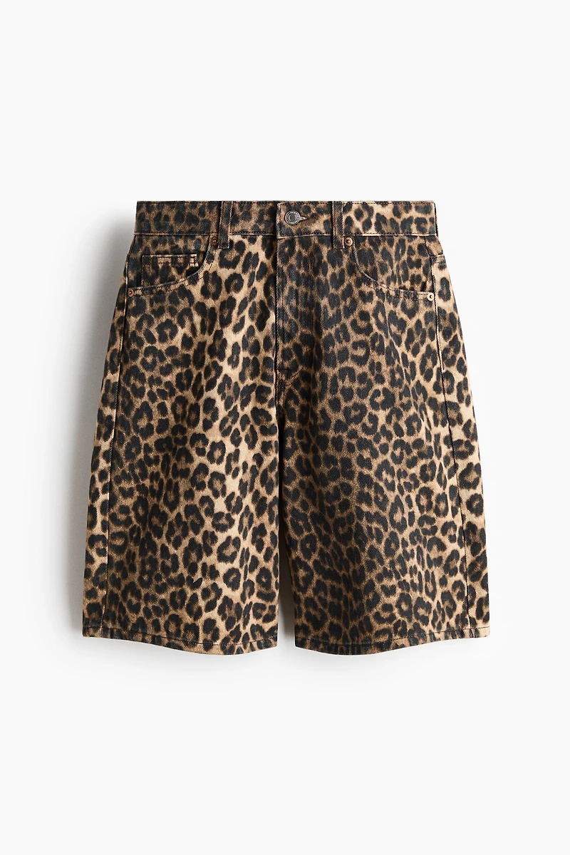 Denim Bermuda Shorts