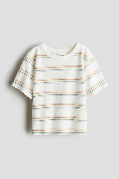 T-shirt en coton éponge