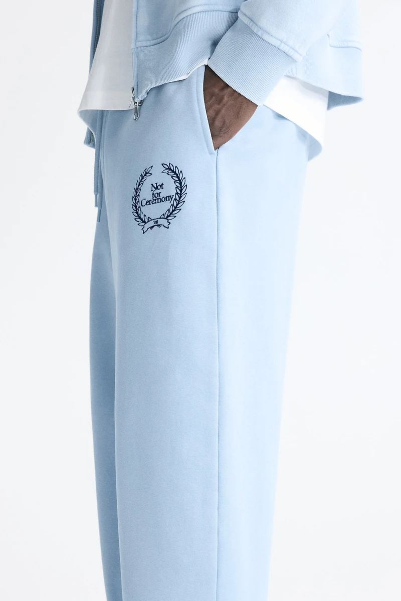 Pantalon en molleton ample