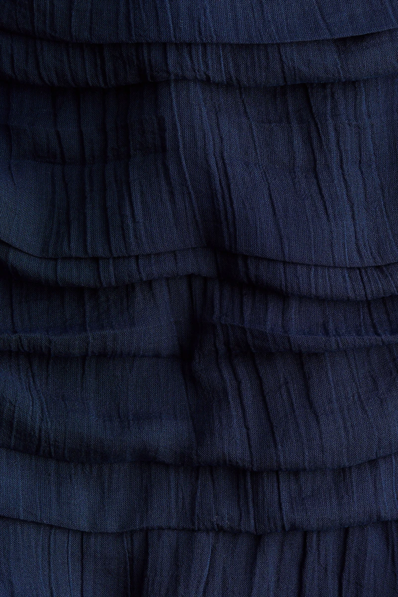 Pleated Chiffon Dress