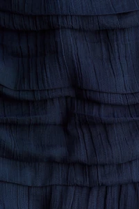 Pleated Chiffon Dress