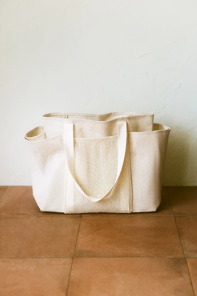 Large Jute-Blend Shopper