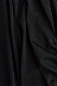 Draped Asymmetric Dress