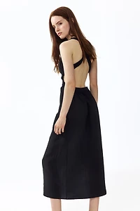 Open-Back Maxi Dress
