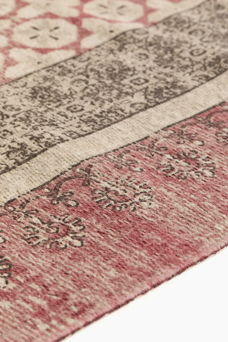 Cotton Rug with Fringe