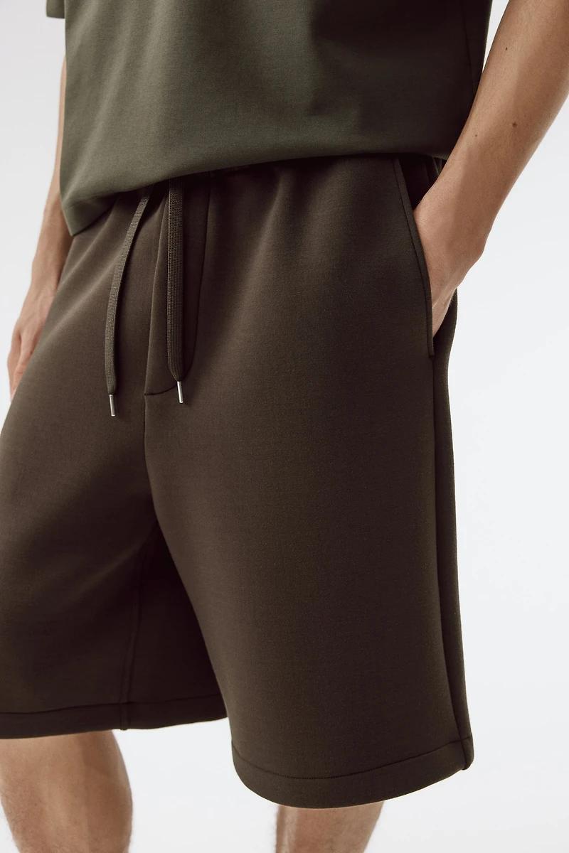Relaxed-Fit Scuba Shorts