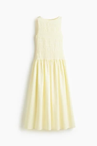 Smocked Seersucker Dress