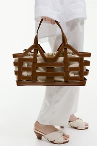 Grand sac fourre-tout avec cordon de serrage