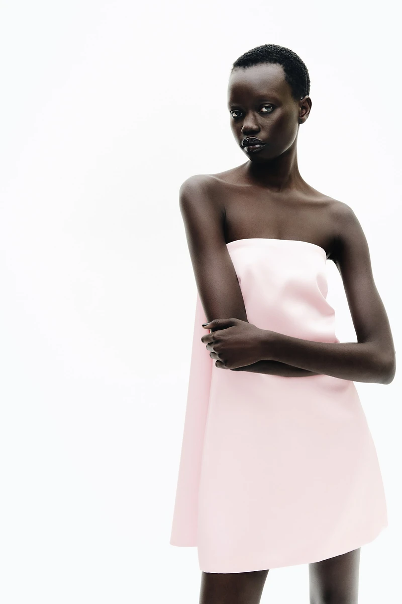 Robe bandeau avec panneaux