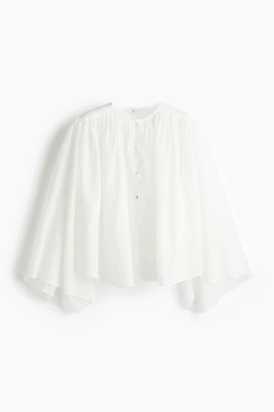 Voluminous Ramie Blouse