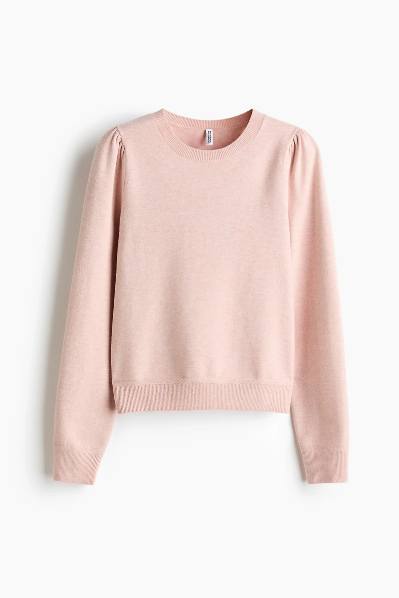 Puff-Sleeved Sweater