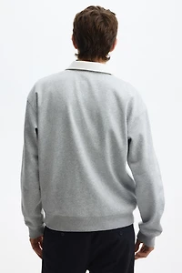 Loose-Fit Rugby Sweatshirt