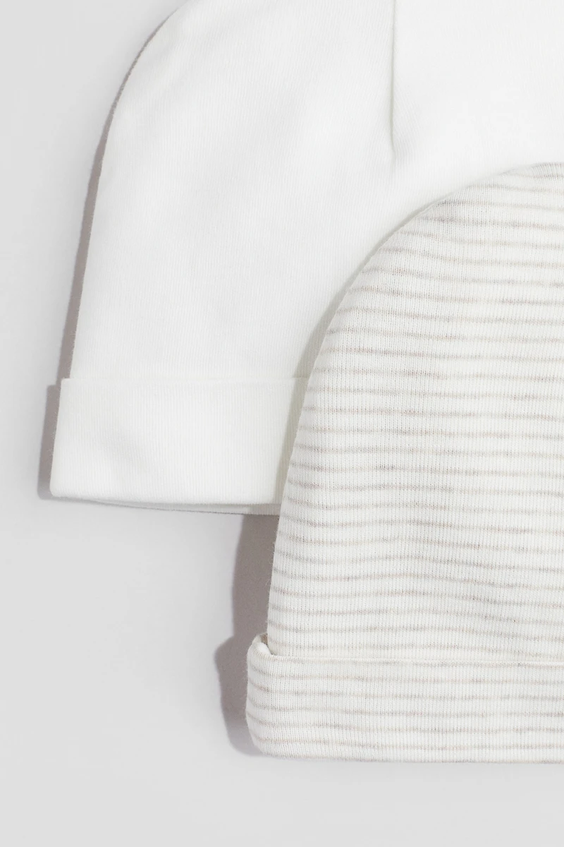 2-pack Cotton Beanies