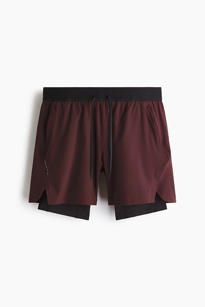 Double-Layered Sports Shorts with DryMove™