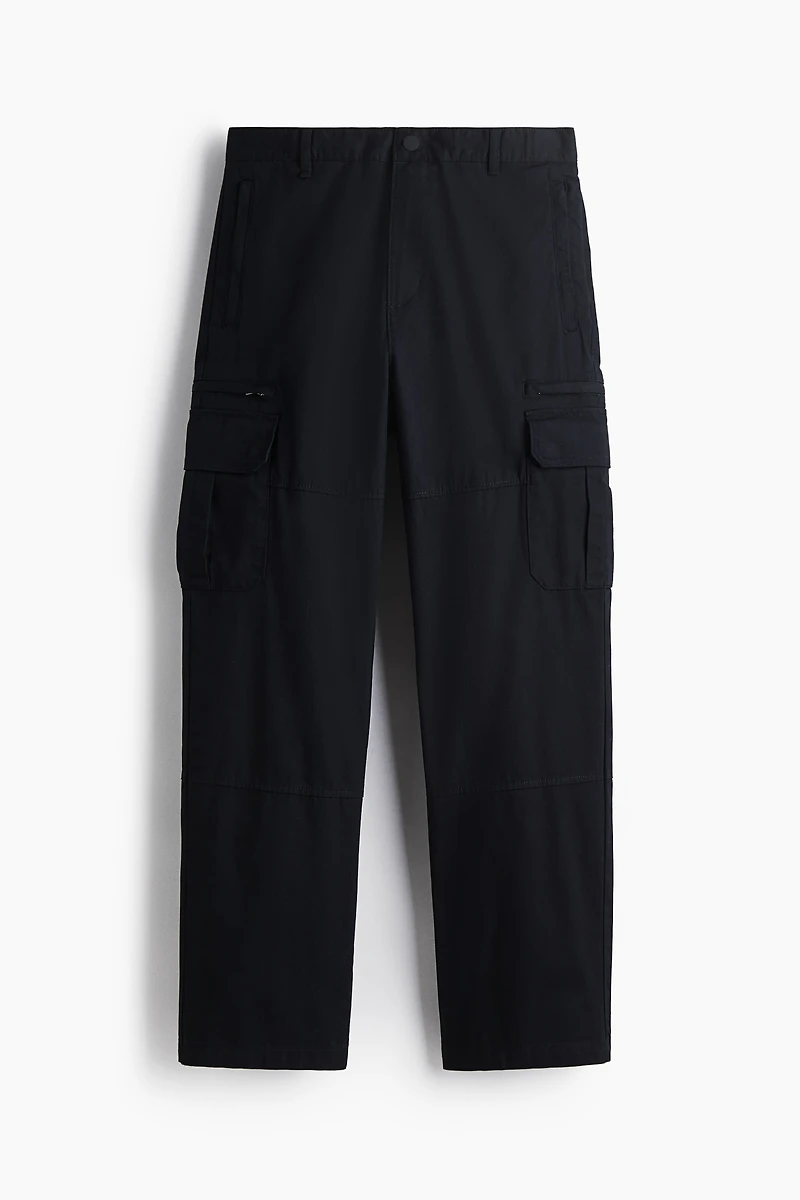 Regular-Fit Twill Cargo Pants