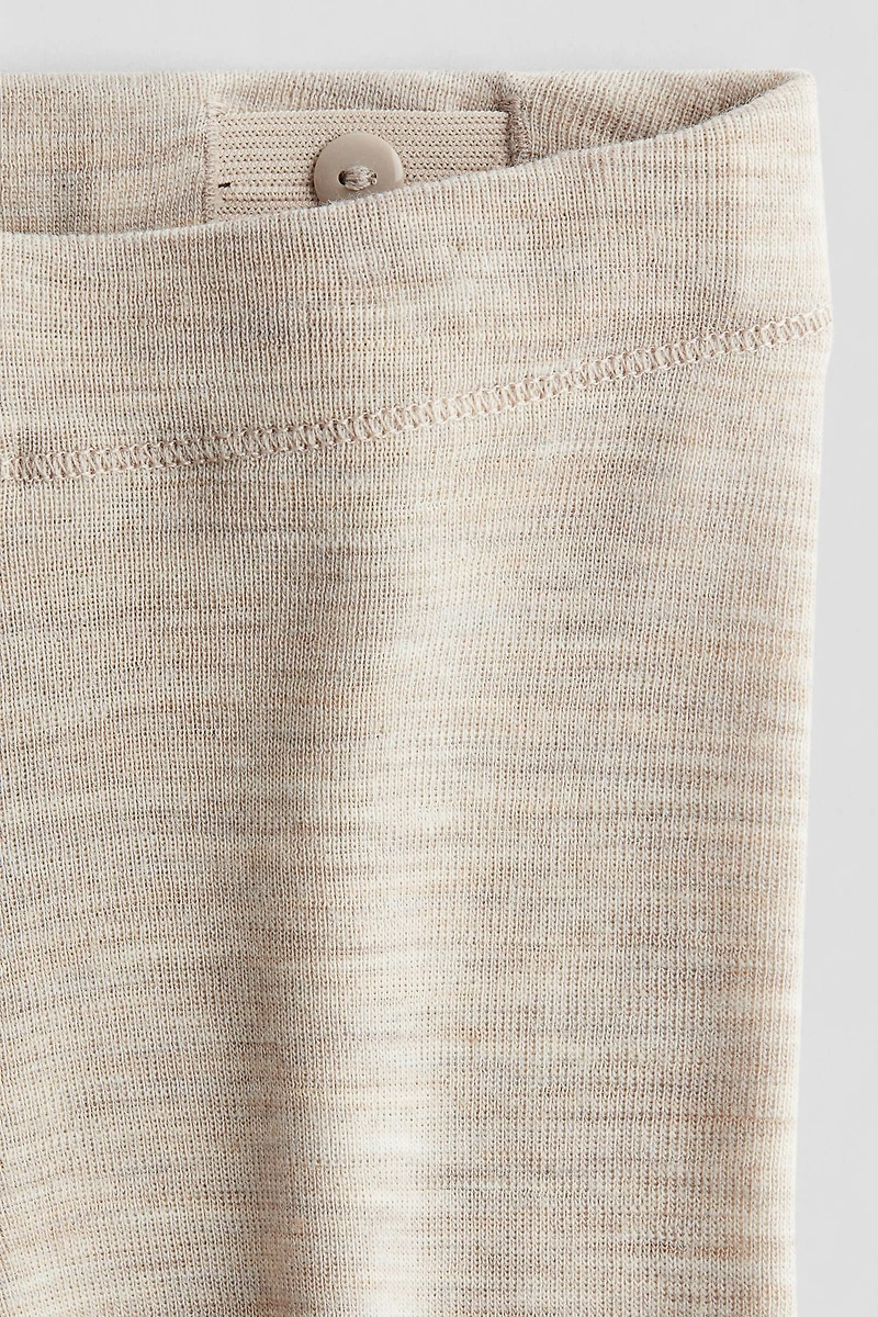Merino Wool Jersey Leggings