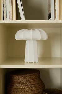 Fabric-Covered Table Lamp