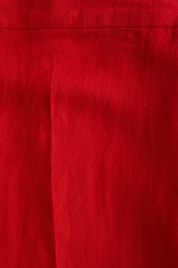 Wide-Leg Twill Pants