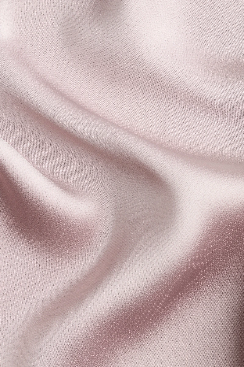 Wide-Leg Satin Pants