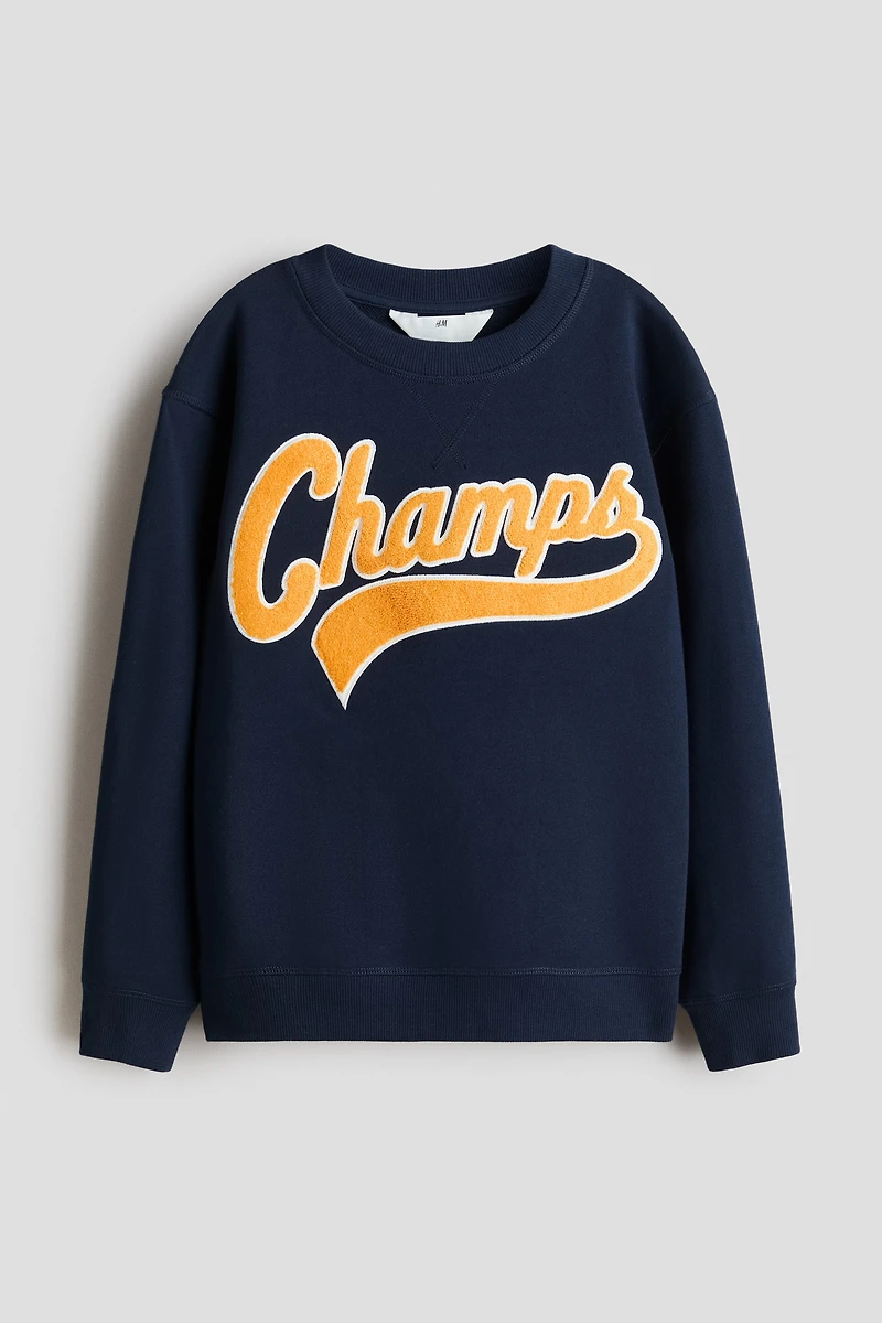 Sweatshirt with Motif