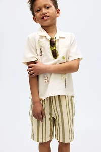 Cotton-Blend Shorts