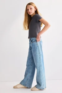 Wide Leg Low Jeans