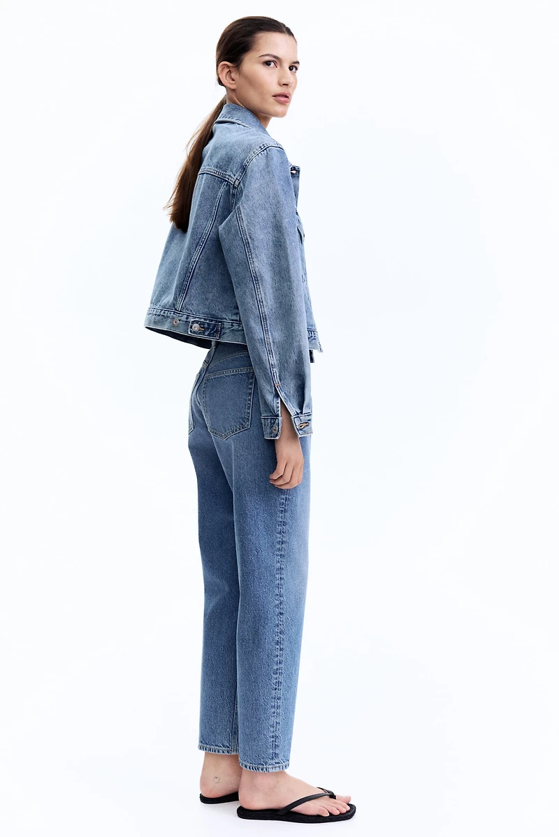 Mom Slim-Fit High-Waist Ankle Jeans