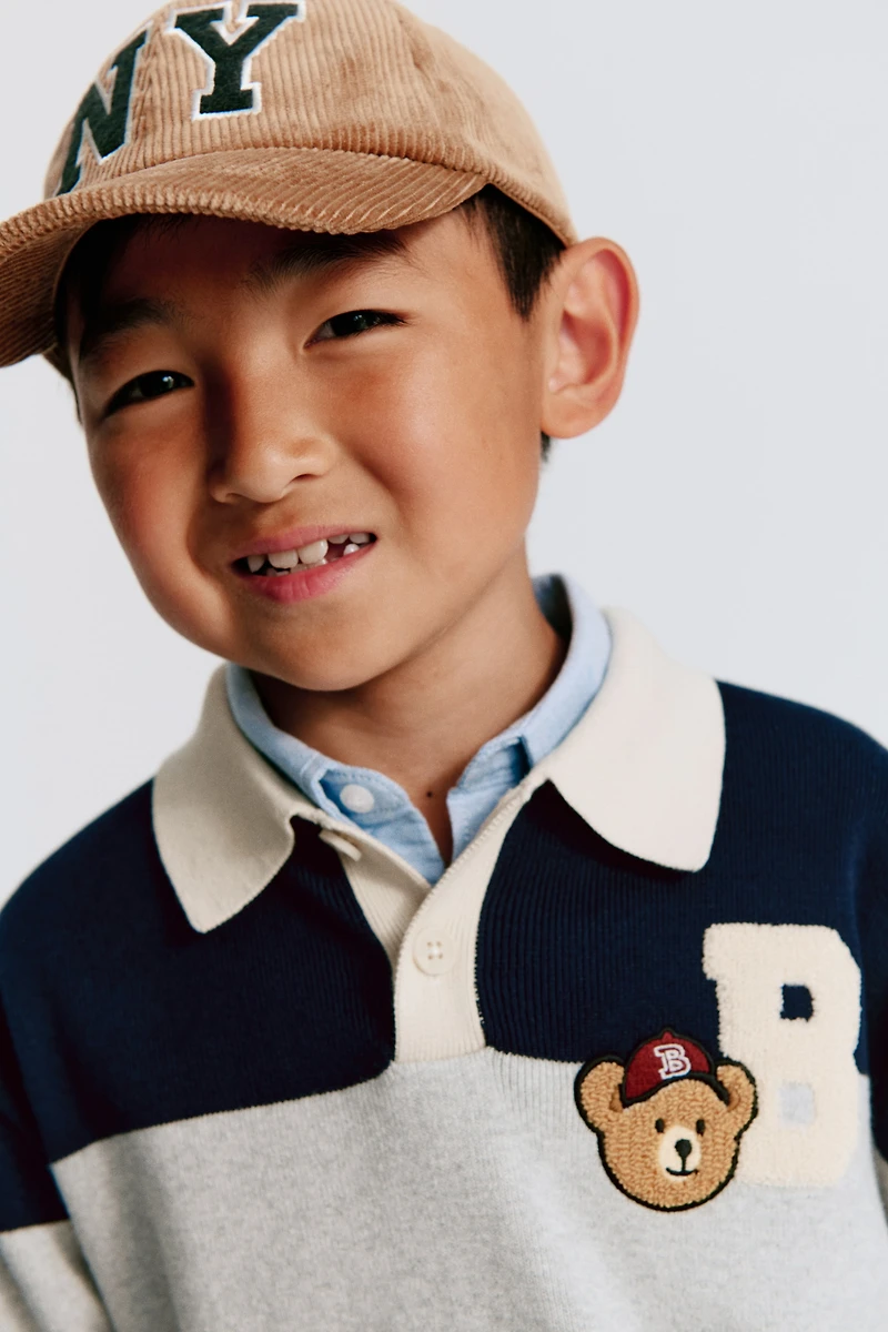 Polo de rugby avec motif