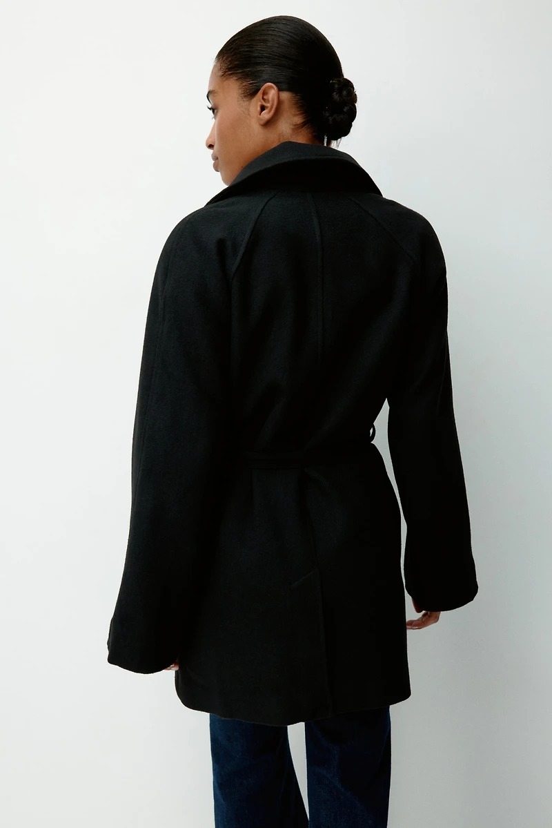 Tie-Belt Coat