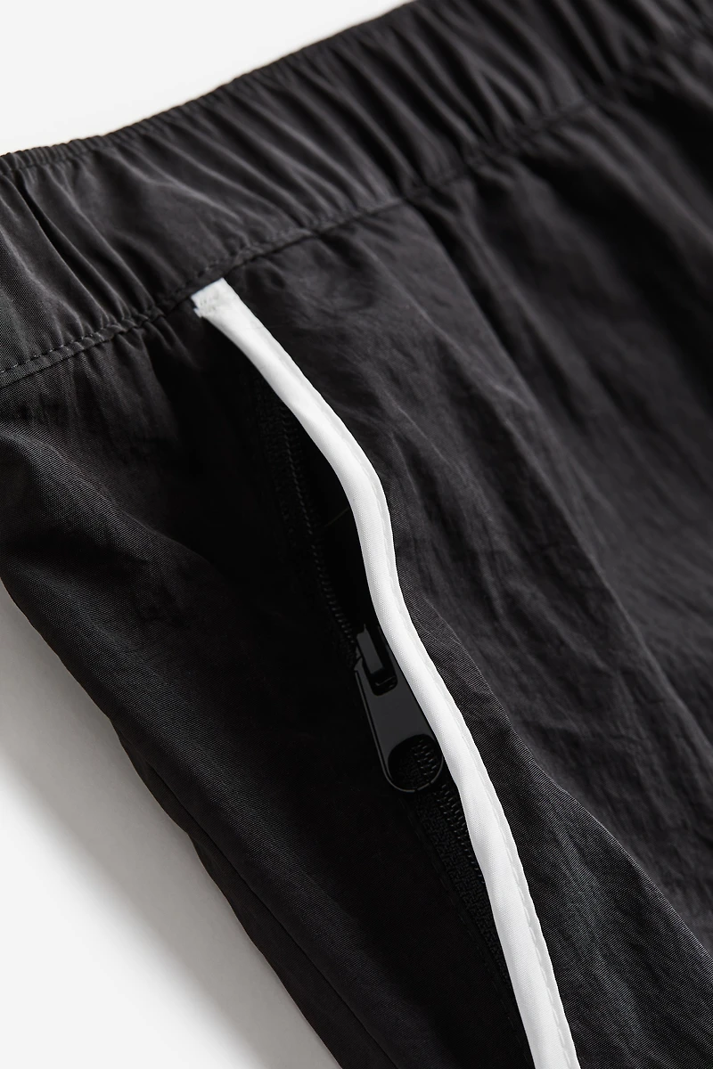 Regular Fit Nylon Shorts