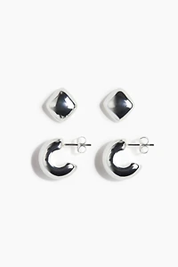 2 Pairs Earrings