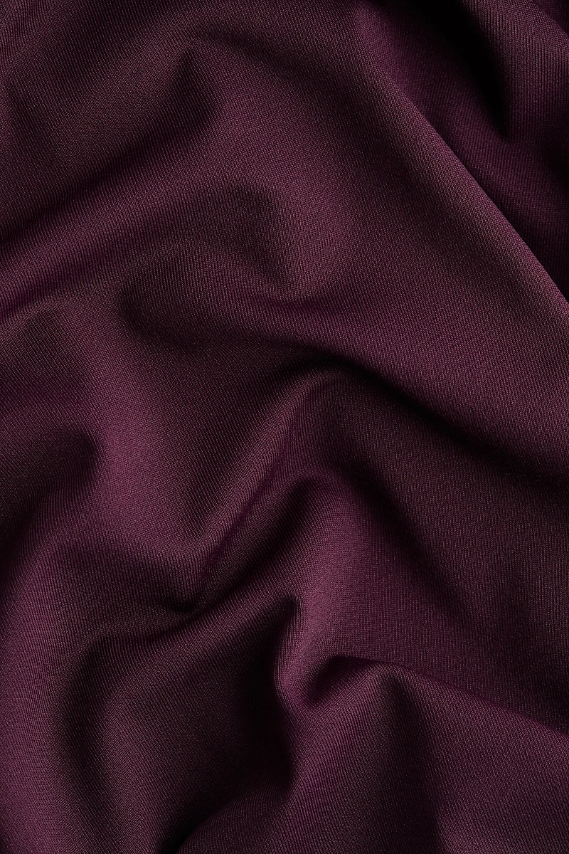 Long-Sleeved Thong Bodysuit