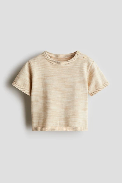 T-shirt en tricot de coton