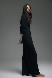 Pointelle-Knit Pajamas