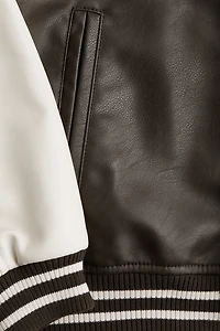 Baseball Jacket with Collar