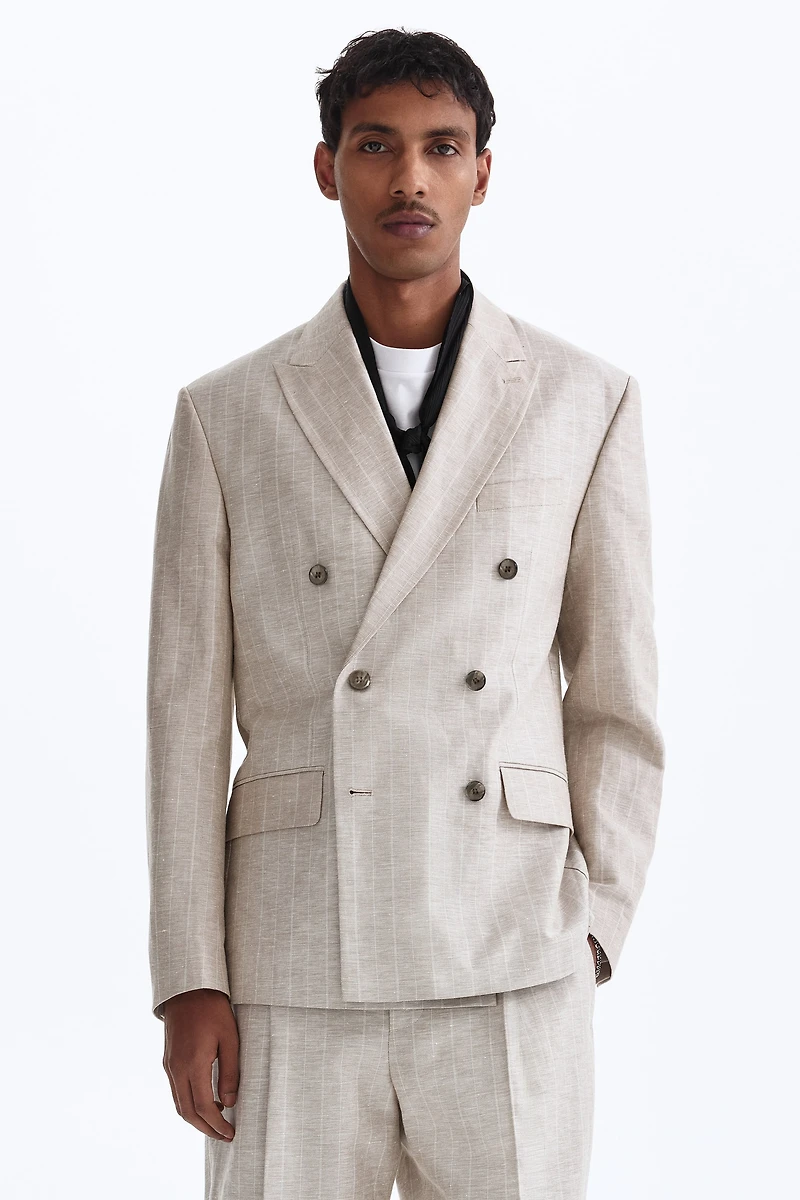 Veste classique à fermeture double boutonnage