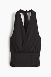 Jersey Halterneck Top